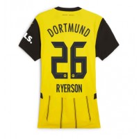 Billiga Borussia Dortmund Julian Ryerson #26 Hemma fotbollskläder Dam 2024-25 Kortärmad